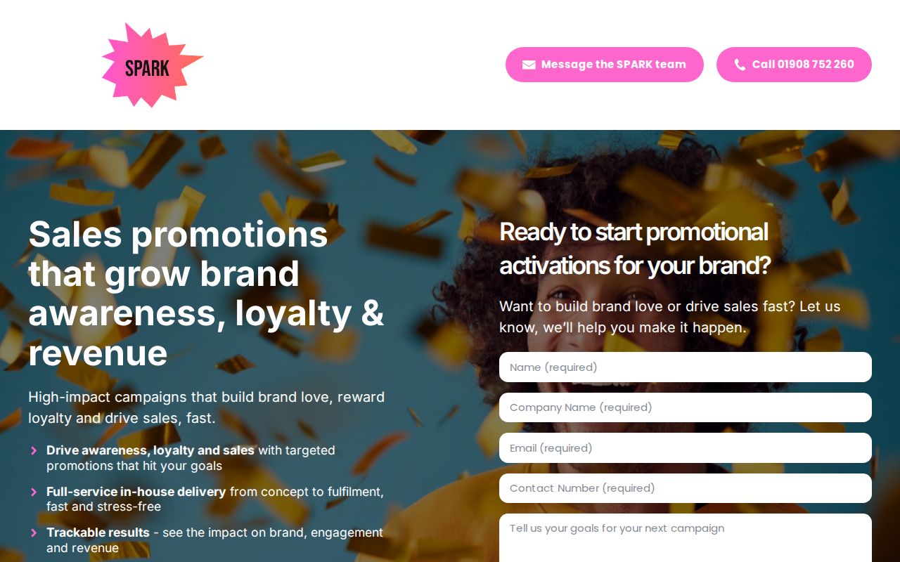 SPARK | Sales Promotion Specialists | UK